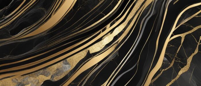 black and gold marble texture aesthetic illustration background 3