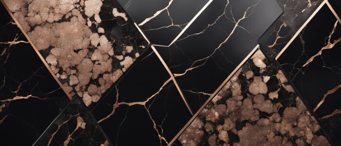 black and rose gold marble texture aesthetic illustration background 2