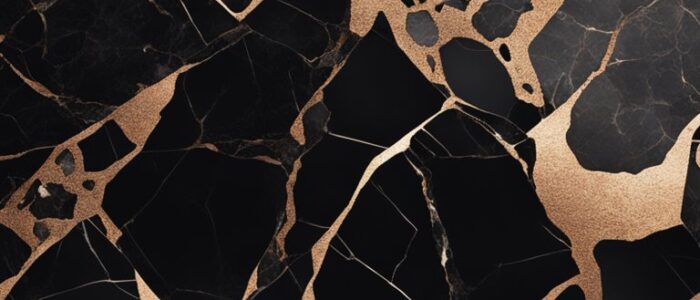 black and rose gold marble texture aesthetic illustration background 5