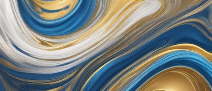 blue and gold marble texture aesthetic illustration background 3