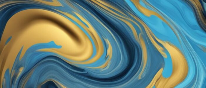 blue and gold marble texture aesthetic illustration background 4