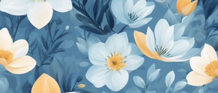 blue spring flowers phone wallpaper aesthetic 2