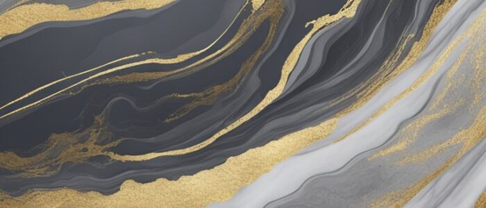 gold and grey marble texture aesthetic illustration background 5