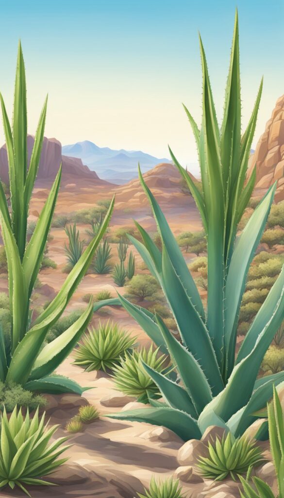 60+ Aloe Vera Plants Aesthetic Illustration Backgrounds (Free, High-Res ...