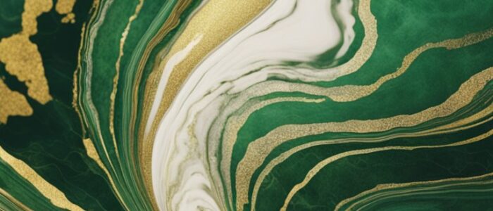 green and gold marble texture aesthetic illustration background 6