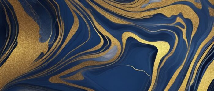 navy blue and gold marble texture aesthetic illustration background 3