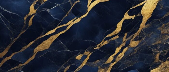 navy blue and gold marble texture aesthetic illustration background 5