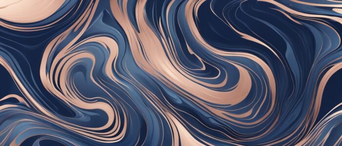 navy blue and rose gold marble texture aesthetic illustration background 1