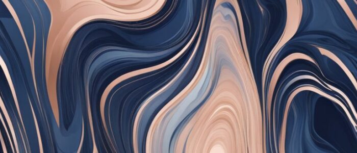 navy blue and rose gold marble texture aesthetic illustration background 3