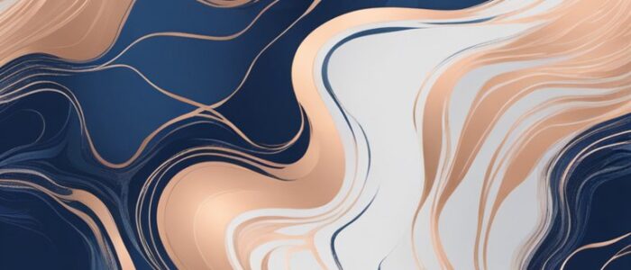 navy blue and rose gold marble texture aesthetic illustration background 6