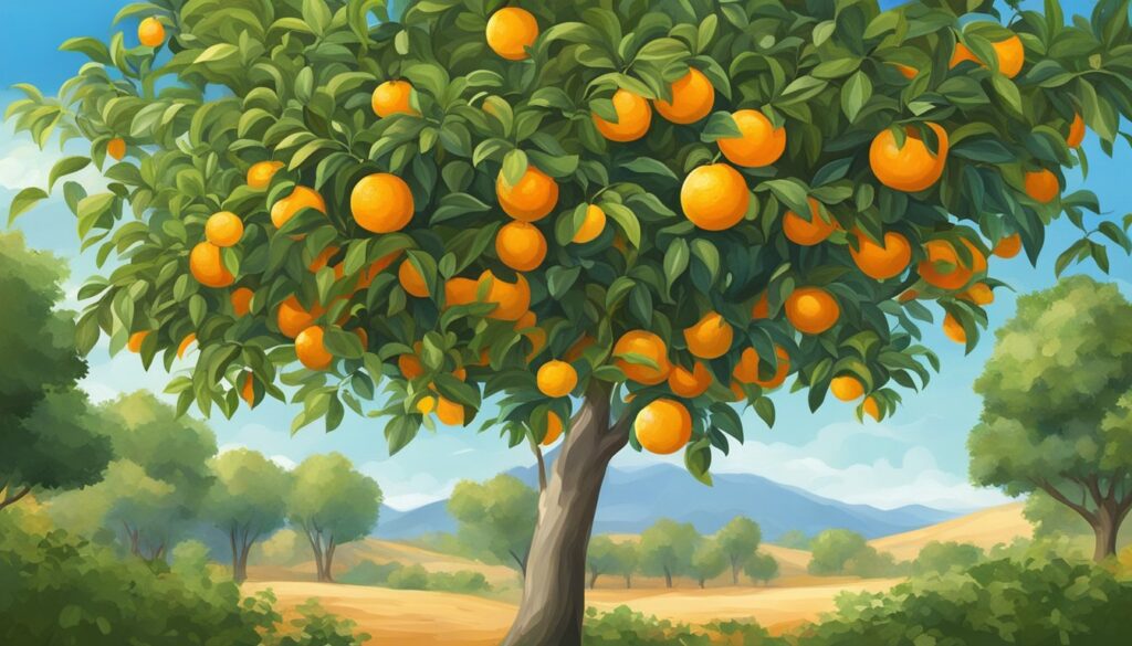 50+ Orange Fruit Tree Garden Illustration Backgrounds (Free, High-Res ...