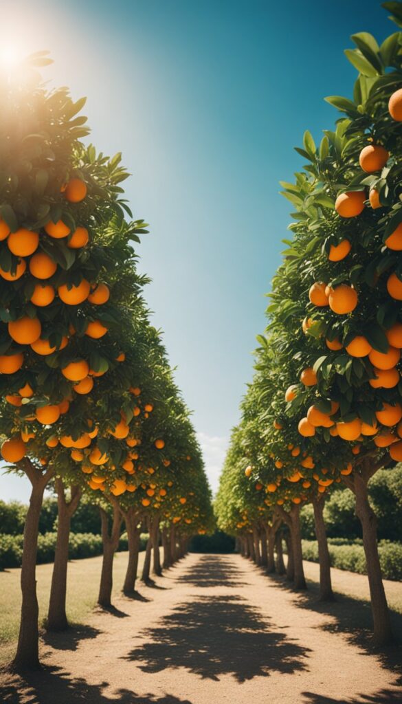 50+ Orange Tree Garden Ideas, Backgrounds, Inspiration (Free, High-Res ...