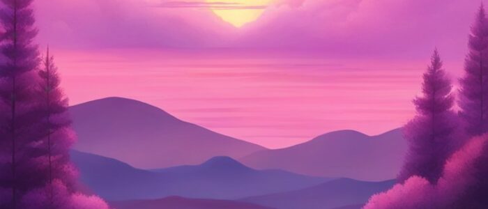 pink and purple sunset aesthetic background wallpaper illustration 5