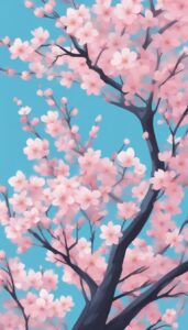 pink spring flowers phone wallpaper aesthetic 3