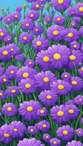 purple spring flowers phone wallpaper aesthetic 2