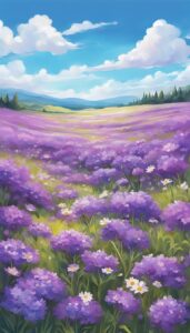 purple spring flowers phone wallpaper aesthetic 4