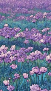 purple spring flowers phone wallpaper aesthetic 7