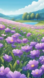 purple spring flowers phone wallpaper aesthetic 9