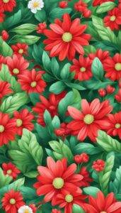 red spring flowers phone wallpaper aesthetic 10