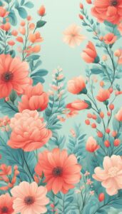 red spring flowers phone wallpaper aesthetic 8