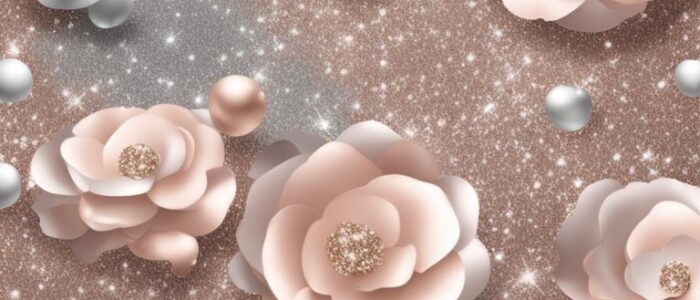 rose gold and silver glitter background wallpaper 6