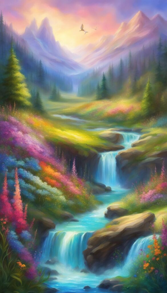 50+ Cute Spring Fantasy Phone Wallpapers (Free, High-Res) - Trails and ...