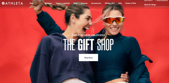 Athleta website