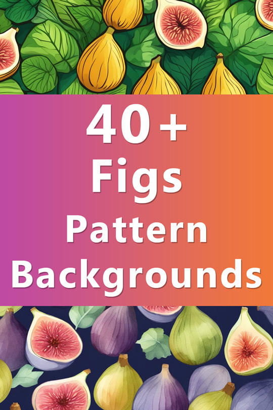 Fig Pattern Background Illustrations