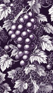 art grape vine pattern background wallpaper illustration 1