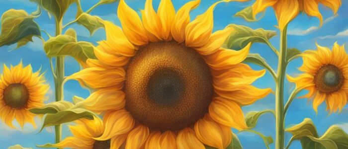 art sunflower background illustration aesthetic 5