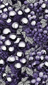 black dark grape vine pattern background wallpaper illustration 4