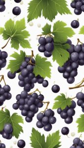 black dark grape vine pattern background wallpaper illustration 5