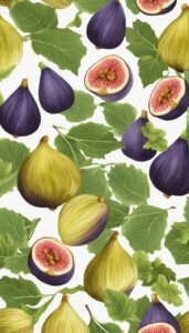 black figs pattern background illustration 3