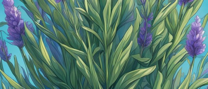 blue lavender background wallpaper aesthetic illustration 5