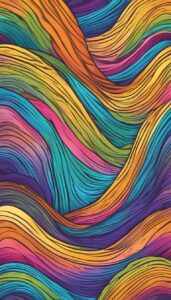 boho rainbow background wallpaper aesthetic illustration 2