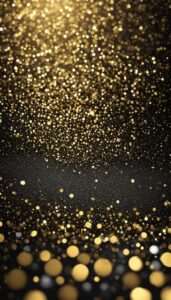 gold and black glitter background aesthetic wallpaper 3