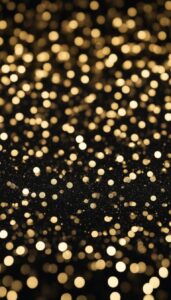 gold and black glitter background aesthetic wallpaper 5