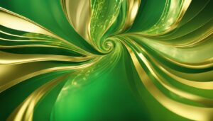 gold and green abstract background aesthetic wallpaper 1