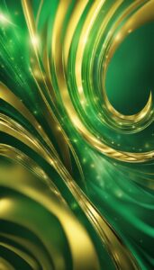 gold and green abstract background aesthetic wallpaper 2