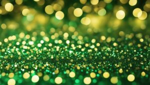 gold and green glitter background aesthetic wallpaper 1