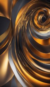 gold and orange abstract background aesthetic wallpaper 4