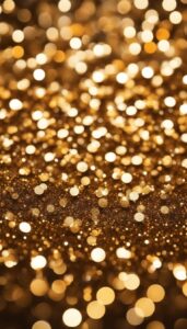 gold and orange glitter background aesthetic wallpaper 5