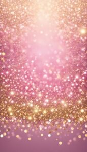 gold and pink glitter background aesthetic wallpaper 2