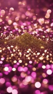 gold and pink glitter background aesthetic wallpaper 4