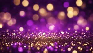 gold and purple glitter background aesthetic wallpaper 1