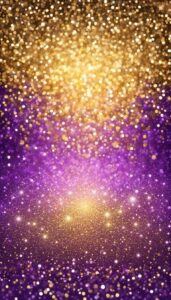 gold and purple glitter background aesthetic wallpaper 2