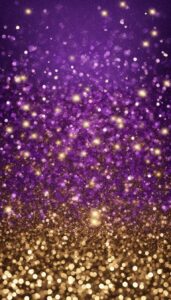 gold and purple glitter background aesthetic wallpaper 3