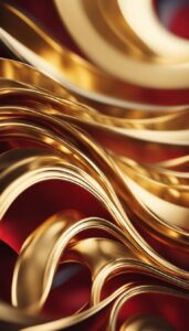 gold and red abstract background aesthetic wallpaper 4