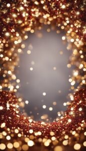 gold and red glitter Christmas background aesthetic wallpaper 5