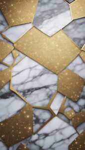 gold glitter marble background texture aesthetic wallpaper 2